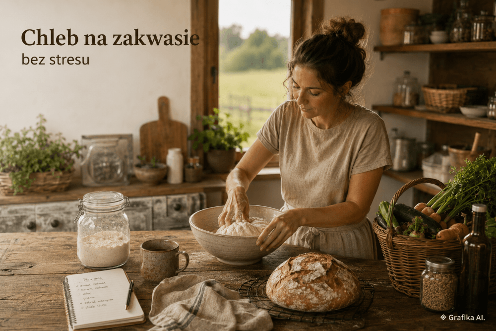 Chleb na zakwasie bez idealizowania – jak wpleść pieczenie w codzienne obowiązki bez stresu