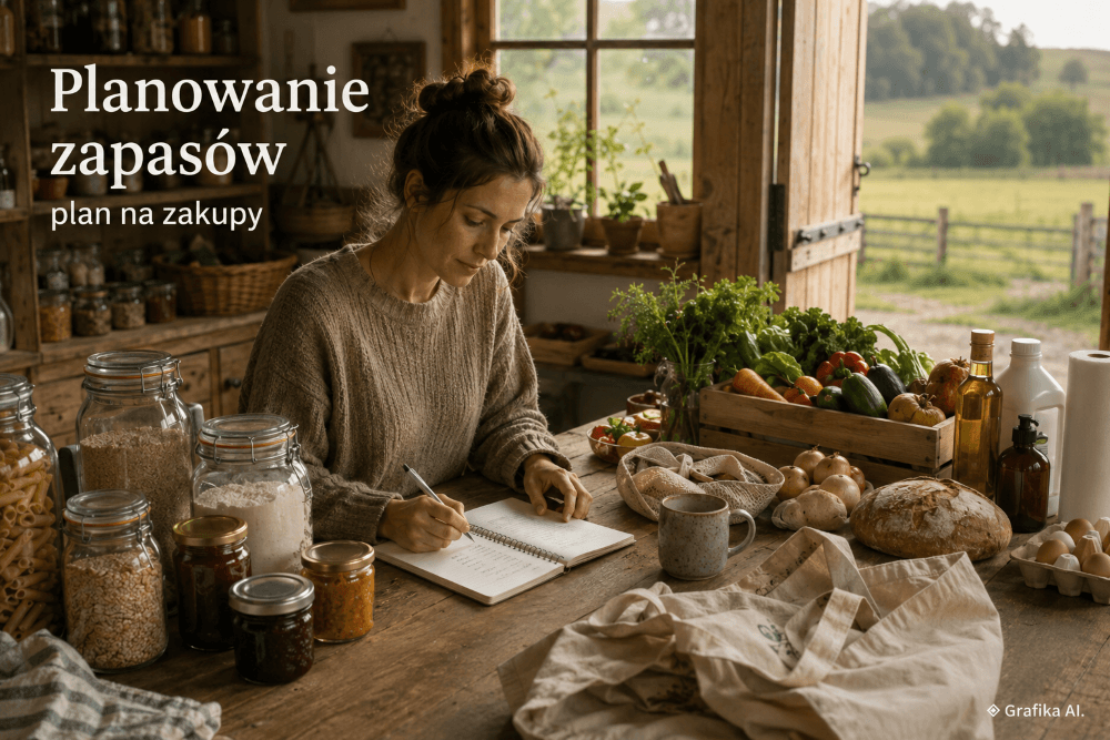 Zakupy na wsi: duży koszyk, małe uzupełnienia