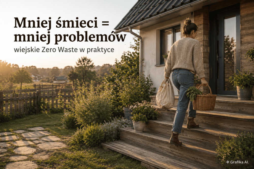 Mniej śmieci = mniej problemów. Jak wiejskie Zero Waste ratuje miejsce na podwórku?