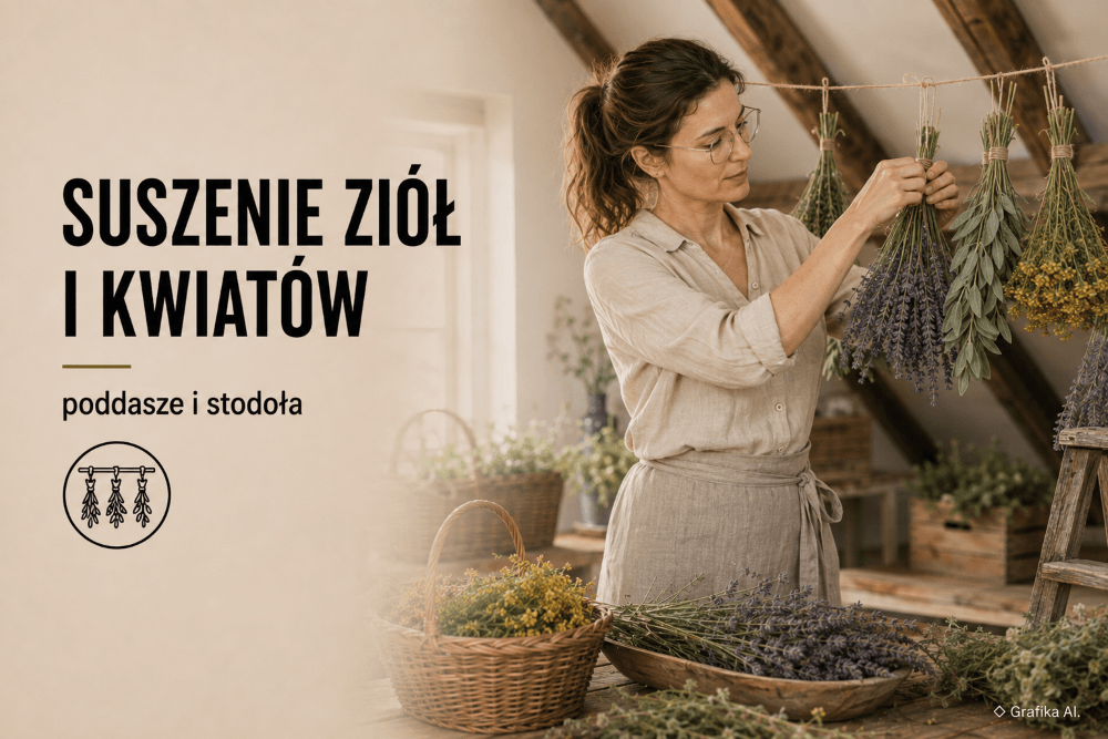 Domowa suszarnia ziół pod dachem – od zbioru do szczelnego słoika