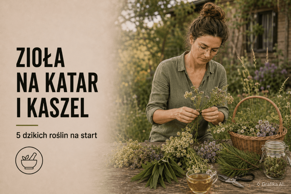 Pięć roślin (ziół) na kaszel, gardło i pierwsze oznaki infekcji
